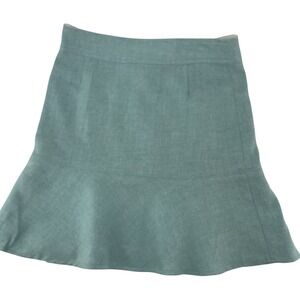 Gap Wool Blend‎ Skirt Women's Small* (W 28" ) Fit & Flare Green Vintage Y2K